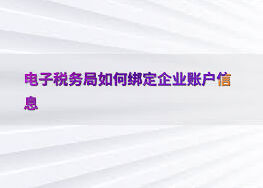 电子税务局企业