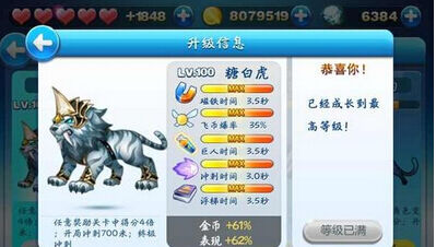 天天酷跑糖白虎星星猫属性对比攻略