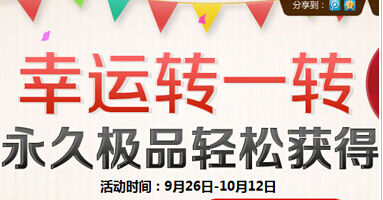 QQ飞车10月幸运转一转活动详情