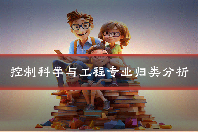 控制科学与工程专业归类分析