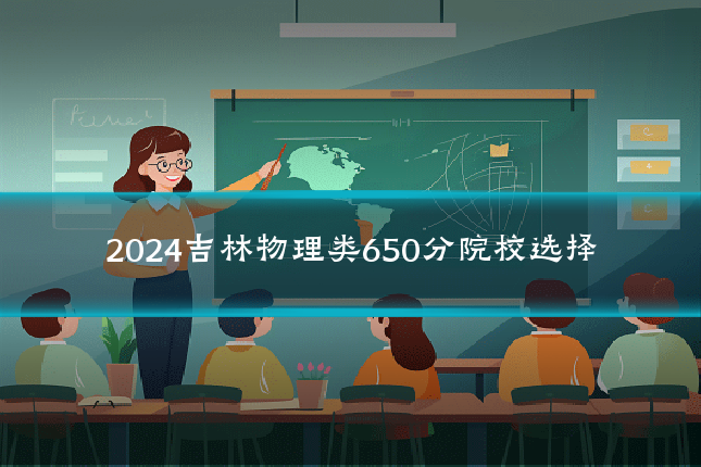 2024吉林物理类650分院校选择