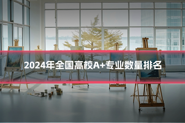 2024年全国高校A+专业数量排名